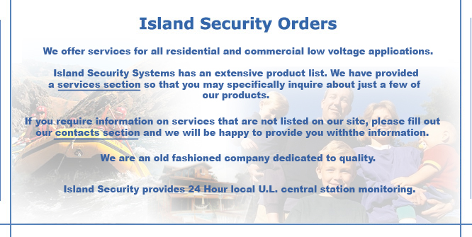 Welcome to Island Security Systems